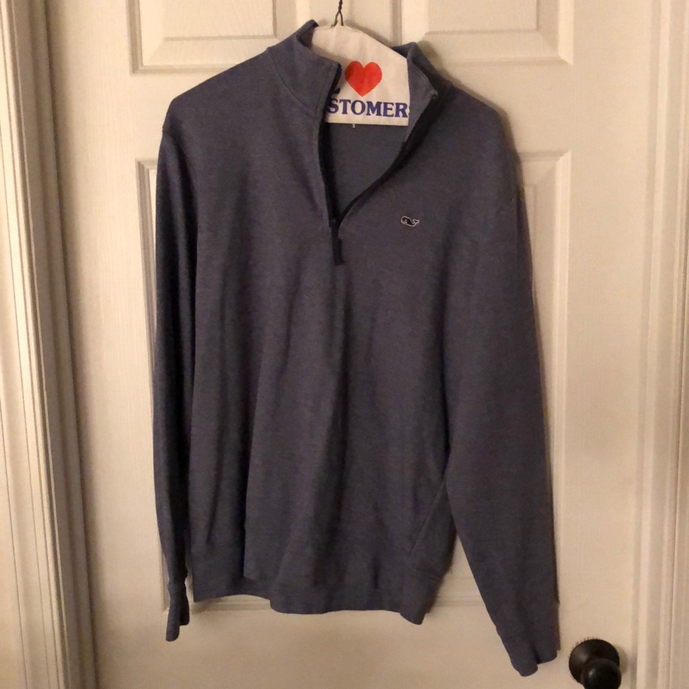 Blue Quarter-zip Vineyard Vines Jacket (Small)